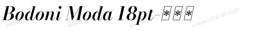 Bodoni Moda 18pt字体转换 Bodoni Moda 18pt字体转换